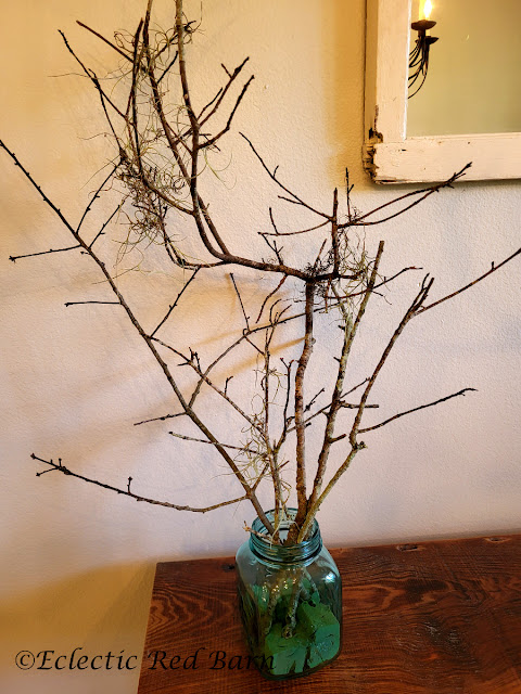 Bat, Branches, and Bows. Share NOW.#Halloween, #halloweendecor, #halloweendecorations, #DollarTreeCraft, #eclecticredbarn